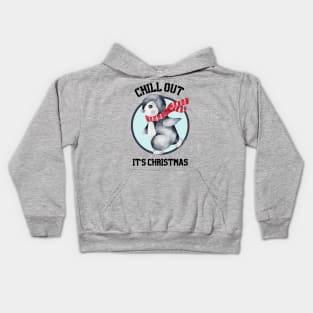 Chill Out It's Christmas Kids Hoodie